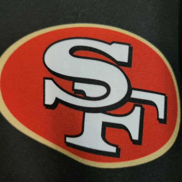 San Francisco 49ers Red and Black Men's Shirt - Picture 4 of 6